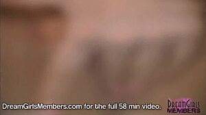 Thrilled Blonde Freak Spreads Shaved Pussy Wide In Gyno Tub