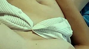 that milf secretary with big natural tits masturbates hard in panties pov outside work hours