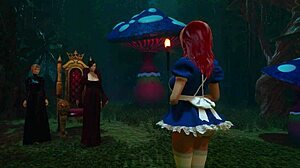 wanna dive into caroline's wild wonderland fantasies with monster cocks and strapon group play?