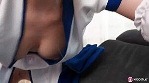 alexis willson the horny tattooed short hair teen babe sucks huge cock then rides cowgirl