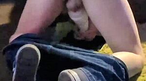 gazzadomm pounds his fleshlight pussy toy while dirty talking daddy taboo fantasies