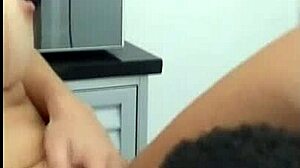 i got pernocas slurping my monster cock on the balcony