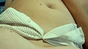 that milf secretary with big natural tits masturbates hard in panties pov outside work hours