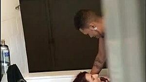 i got pernocas slurping my monster cock on the balcony