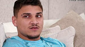 Petite blonde teen Katie Kush craves Victor Ray's huge cock during nuru massage!!