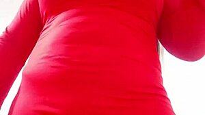 colombian stepmom's giant cameltoe dress hides juicy masturbation for stepson