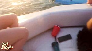 backstage miami boat bts has willow ryder, ameena green, aria six asses out