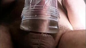 gazzadomm pounds his fleshlight pussy toy while dirty talking daddy taboo fantasies