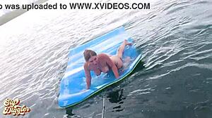 backstage miami boat bts has willow ryder, ameena green, aria six asses out