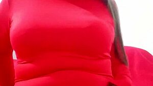 colombian stepmom's giant cameltoe dress hides juicy masturbation for stepson