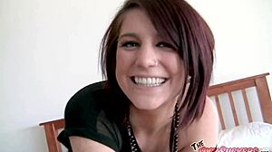 you won't believe amateur haley gagging on huge cum for quick cash 💦😩