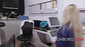 doctor and nurse get freeused hard by patient haley spades and missa mars in hospital