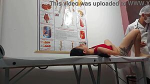 brazilian patient moans as gyno fingers ass then barebacks swollen pussy