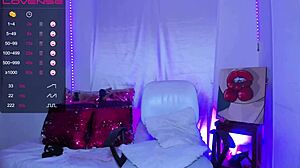 Petite latina beauty bends over teasing her wet pussy