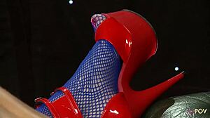 colorful brunette big titty lesbians toy n finger each other silly