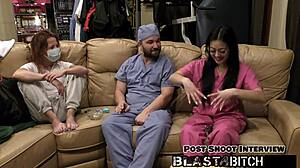 Blaire Celeste's lips wrap tight around cock before pussy cum blast