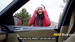 ready for sexy santa teen to deliver public outdoor cash fuck surprise?