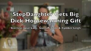 my dirty stepdaughter chokes on my huge cock gift deepthroat