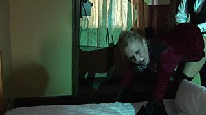 Natalia Faith Fingers Ass and Pussy with Dildo in Lingerie and Pantyhose