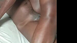 best young cock makes this chubby mature cum huge and lick it up!