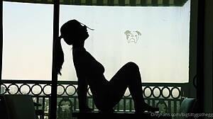 wanna see bigtittygothegg silhouette ride that dildo hard??
