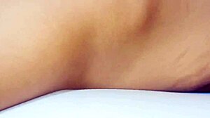 Skinny Latina Fingers Clit And Squirts Poolside With Toy