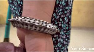 malik makes sexy kambali deepthroat his monster cock then creampie her big tits pov 😍🍆💦