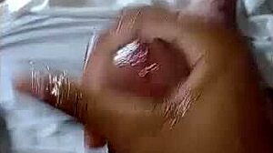 my hands massage this massive homemade military cock pov style teasing every inch