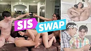 stepmom tempts stepson to breed her milf pussy with creampie load