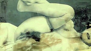 Lost in Vintage Threesomes Dripping with Raw Lesbian Heat