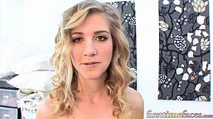 Hottie Gets Impaled on Massive Cock After Revealing Interview