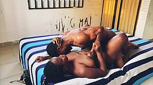 petite passionate teen with tight pussy moans under big black cock missionary pounding in steamy shower