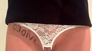 shaved wet pussy verification video teases smooth pink depths