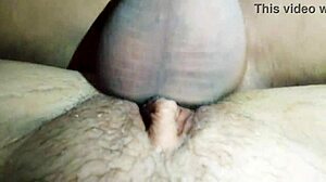 Man, this homemade couple milf wife takes big cock anal pov just like that up close