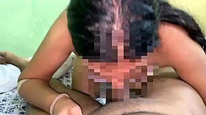 i can't resist this sexy college girl's intense deepthroat on my cock