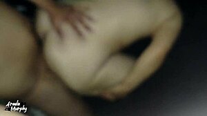 Sexy married Mexican bride bends over for chubby hubby's hard doggystyle pussy fuck