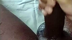 my hands massage this massive homemade military cock pov style teasing every inch