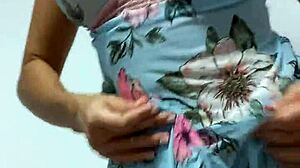 brunette wife verification video reveals her teasing curves