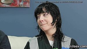 naughty cute girl dragged to butthole asylum endures brutal anal ass licking to mouth therapy session