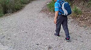 Old Laborer Fucks Busty Big-Assed Peasant Woman Hard