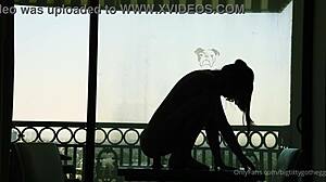 wanna see bigtittygothegg silhouette ride that dildo hard??