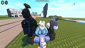 Whoreblox Gangbang Creampie Moment 11