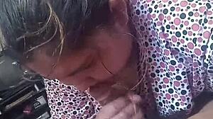 Suegra's huge cock mamada bareback cumshot