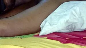 petite black 18yo teen freaks out over first time elephant dick monster cock