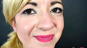 petite blonde keyton deepthroats cock then gets pussy slammed hard