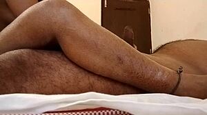 Village Teacher Aunty Fucks Desi Boyfriend Rough Outside on Ranch