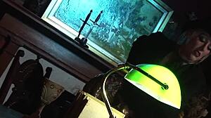 fucking elegant milf in lingerie heels stockings on bed