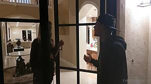 Night mansion visit turns into rough fuck with Marika Milani screaming