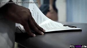 ebony doc tyler knight bends teen patient maddy for anal exam... deepthroat first! 😈