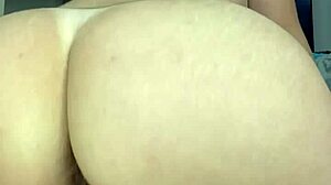 Colombian beauty rams huge dildo deep in her big pussy